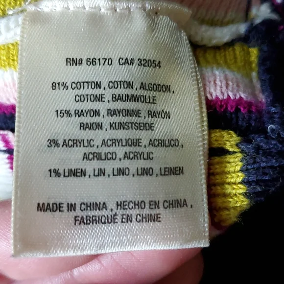 Anthropologie Moth dolman sleeve stripe sweater size small - Picture 4 of 9